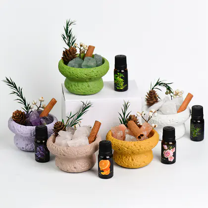 Cement Cup Raw Stone Aromatherapy CQ017