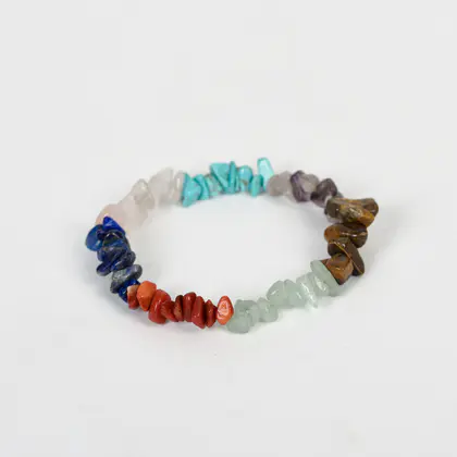 Chip Stone Bracelet, US/EU Best Seller, Mixed Irregular Chips, Handmade