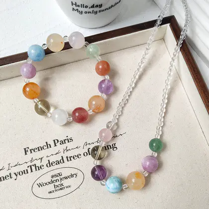 [Design] Summer Dopamine Dobao Bracelet Necklace Set BAC1255