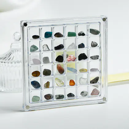 Acrylic Mineral Specimen Box CD018