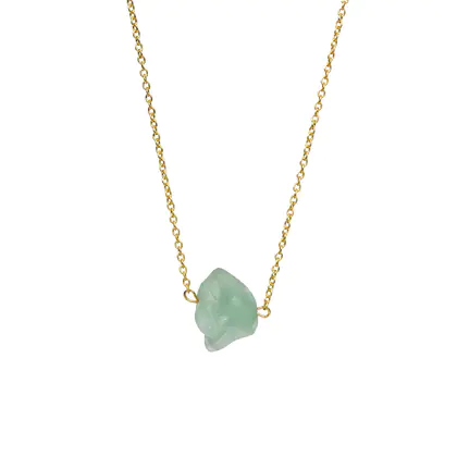 Natural Raw Stone Drilled Pendant (Multi-color) Amethyst Rough, Rose Quartz & Citrine Necklace
